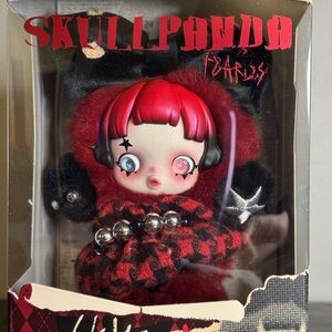SKULLPANDA 6kHz limited-edition Europe exclusive Vinyl Plush Pendant